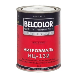 Эмаль НЦ-132 быстросохнущая Белколор серая (1,7кг)